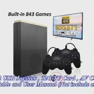 Review: Mjkj Retro Game Console ,4k Hdmi Tv Output Video Game Console Built-in 843 Classic Game Con