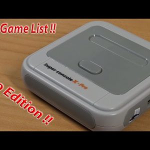 Super Console X Pro Game List - (256gb Edition) - Overview