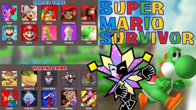 Super Mario Survivor - Heroes vs Villains (Who will win?)