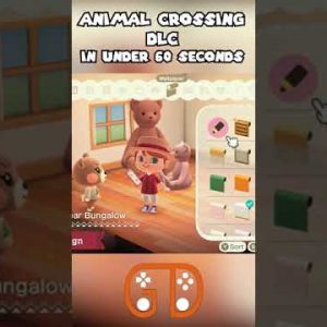 Animal Crossing DLC in Under 60 seconds #shorts