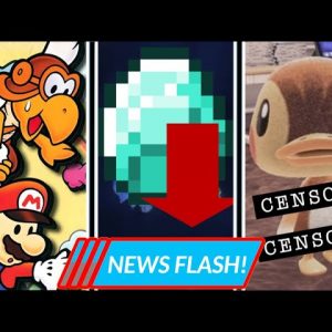 Decreased Diamond Spawns | NAKED Villagers?, Megaman Movie, Paper Mario Switch - News Roundup