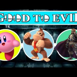 Super Smash Bros Brawl Characters: Good to Evil