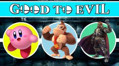 Super Smash Bros Brawl Characters: Good to Evil